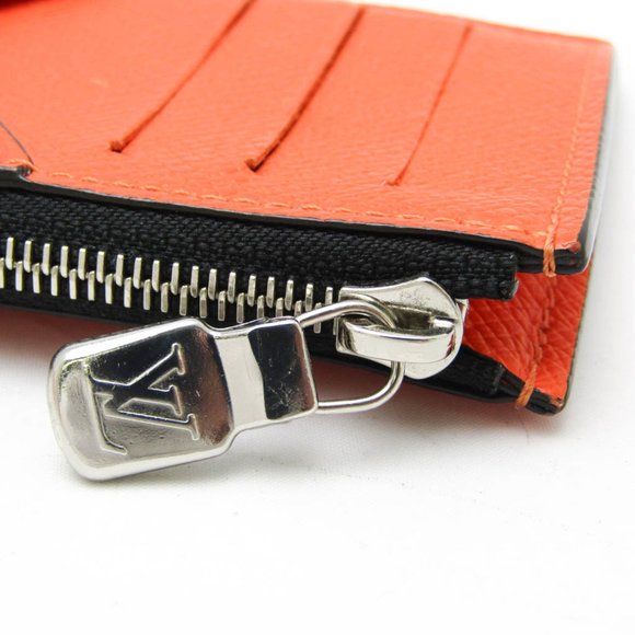 Louis Vuitton Taigarama Coin Card Holder M30465 Taigarama Card Case Orange - Picture 9 of 11